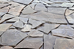 Cobbled pavement