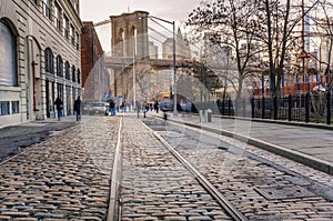 Cobbled Street in Brooklyn