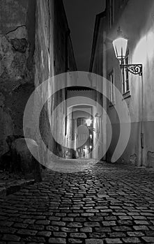 Cobbled Street Prague