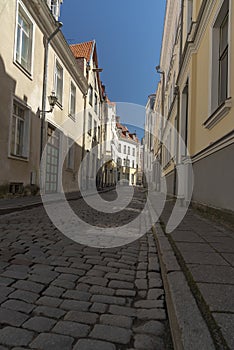 Cobbled street in Tallinn
