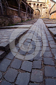 Cobbled strteet