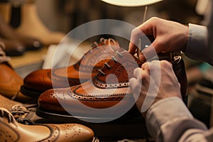 cobbler, artisan fitting a shoe upper artisan, craftsmanship 