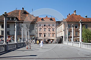 The Cobbler's Bridge Ljubljana Slovenia