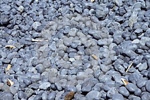 Cobbles, smooth and round