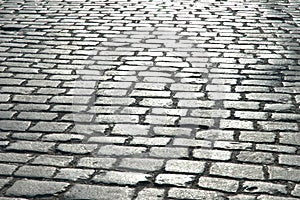 Cobbles on the street