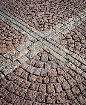 Cobblestone adstract texture