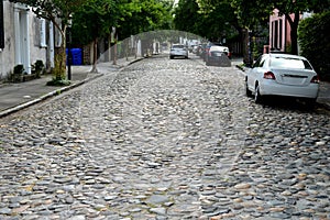 Cobblestone Alleyway