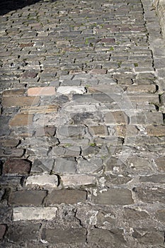 Cobblestone, Arma Plaza Square; Hondarribia photo