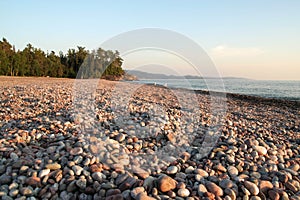 Cobblestone Beach at Agawa Bay