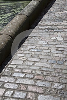 Cobblestone and Canal, Camden Lock; London photo