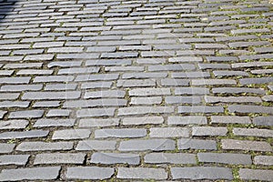 Cobblestone in Dean Village; Edinburgh