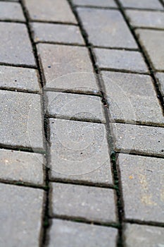 Cobblestone pavement