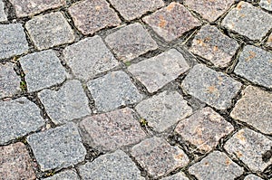 Cobblestone Pavement Texture Background