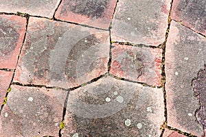 cobblestone pavement. Texture of cobblestone road close-up. Part