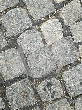 Cobblestone street