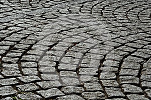 Cobblestone street abstract wallpaper background