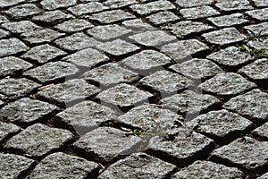 Cobblestone street abstract wallpaper background