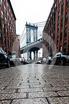 Cobblestone street in Brooklyn