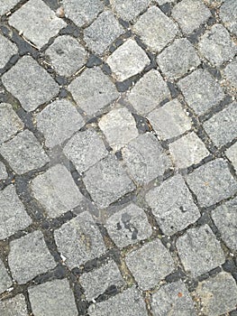 Cobblestone street