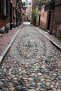 Cobblestone Streets of Boston