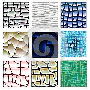 Cobblestone texture vector