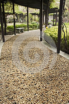 Cobblestone Walkway