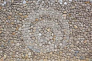 Cobblestone wall