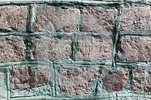 Cobblestone wall background