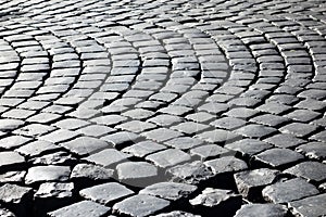 Cobblestones Rome Sampietrini