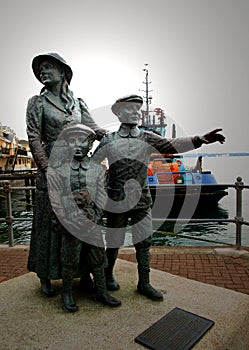 Cobh Farewell Statue of Annie Moore, Cobh, Ireland