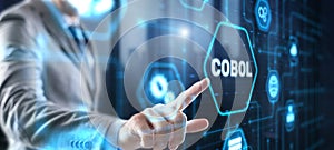 Cobol. Common Business Oriented Language. Computer programming language designed for business use