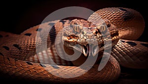 Cobra Snake Attack, Cinematic View, Made with Generative AI
