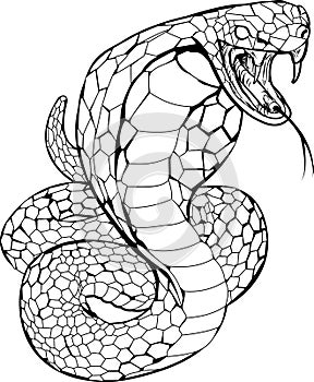 Serpiente ilustraciones 