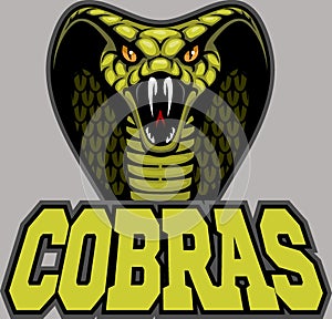 cobras mascot Vector illustration DOWNLOAD