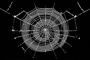 a cobweb created using ascii characters with different symbols r photo