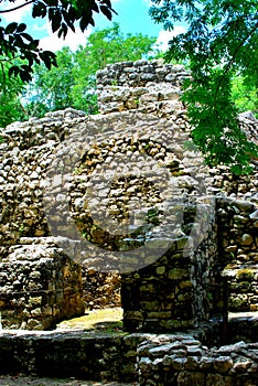 CobÃ¡, site of pre-Columbian Mayan culture.