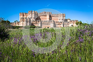 Coca Castle, Segovia Castilla y Leon, Spain.