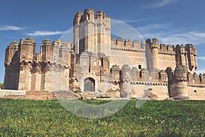 Coca Castle, Segovia (Castilla y Leon), Spain.