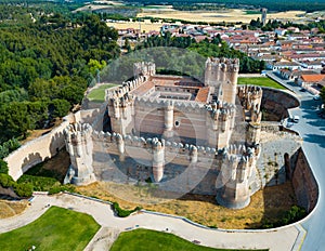 Coca castle in Segovia province