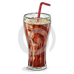 Coca cola color picture sticker