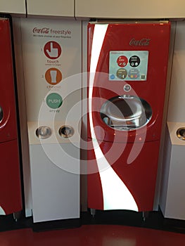 Coca-Cola machine.