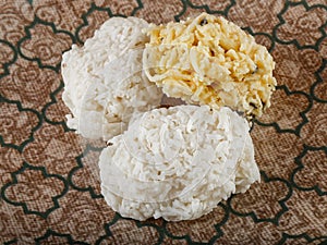 Cocada, coconut candy. Traditional Brazilian coconut sweet.