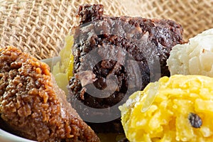 Cocada Coconut Candy. Various flavors. Typical Brazilian sweet