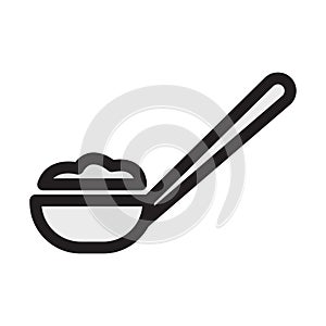 Cocaine dose  Isolated Vector icon that can be easily modified or edited