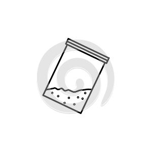 cocaine icon. Element of crime and punishment icon for mobile concept and web apps. Thin line cocaine icon can be used for web and