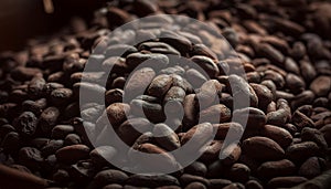 cocao beans background photo