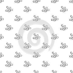 Coccus bacilli pattern vector seamless