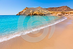 Cocedores beach in Murcia near Aguilas Spain photo