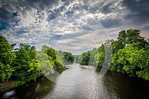 The Cochecho River, in Dover, New Hampshire.