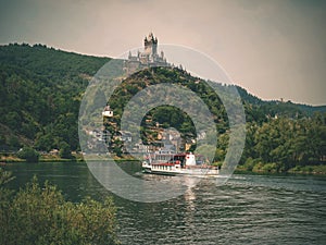 Cochem Castle an 11th-century castle perched on a hill with rich dÃ©cor and panoramic views.Germany